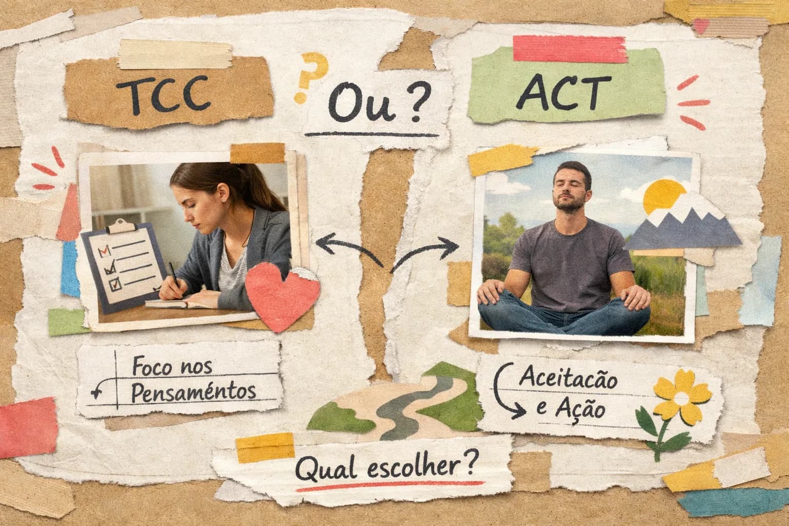 ACT x TCC: Entenda as Diferenças e Escolha Sua Terapia